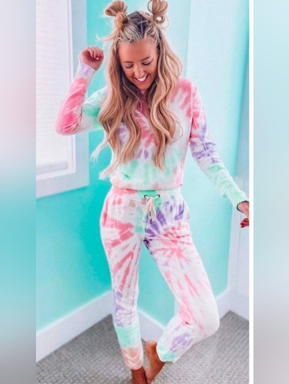 n:Philanthropy Night Jogger in Pink Panther Spiral XS NWT